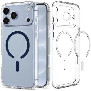 Ultra Hybrid Case for iPhone 18 Pro Max/ 17 Pro Max - MagFit Clear Deep Blue