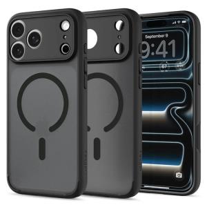 Ultra Hybrid Case for iPhone 18 Pro Max/ 17 Pro Max - MagFit Clear Frost Black