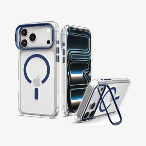 Ultra Hybrid Optik S Case for iPhone 18 Pro/ 17 Pro - MagFit Clear Deep Blue