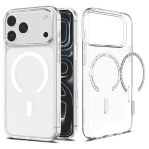 Liquid Crystal Case for iPhone 18 Pro/ 17 Pro - MagFit Clear White