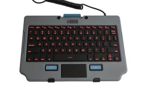 Rugged Lite Backlit Keyboard - French - With Quick Release Keyboard Tray (7160-1470-00)