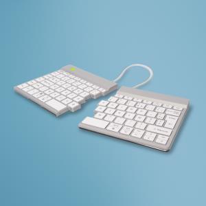 Split Break Keyboard - White - Azerty French - Wireless