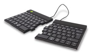 Split Break Ergonomic - Keyboard - Wireless - Black - Qwertzu German