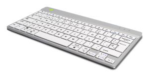 Compact Break Ergonomic - Keyboard - Wireless - White - Qwerty Es