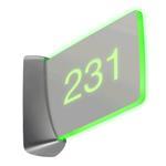 Ssw-100-el Kit Room Availability Hallway Sign, Wall Mount, Enhanced Legibility, Without Engraving