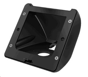 Tabletop Mount Kit for TSS-470E Desk Scheduling Touch Screen - 45� Viewing Angle - Black Textured