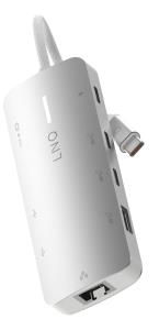 Linq 8in1 8k Pro USB-c Multiport Hub 140w